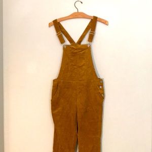 Corduroy Flare Overalls